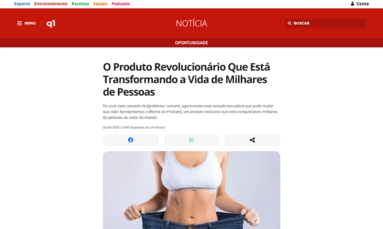 Advertorial Estilo G1