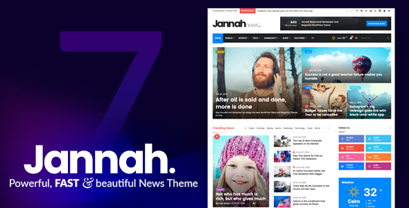 Jannah Newspaper Magazine News BuddyPress WordPress Theme
